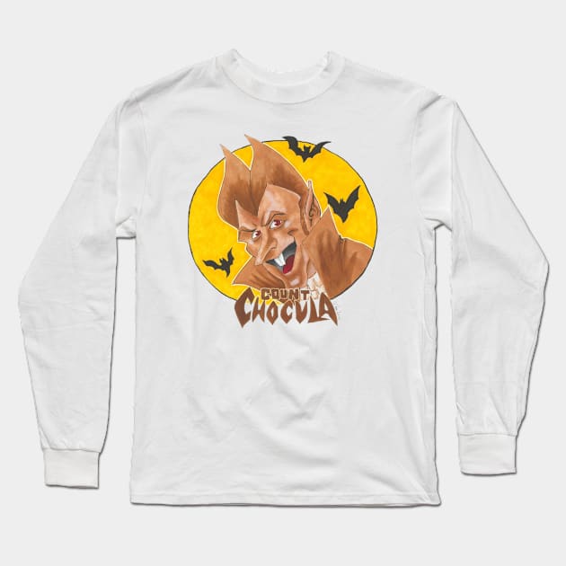 COUNT CHOCULA Long Sleeve T-Shirt by Creative Anarchy 